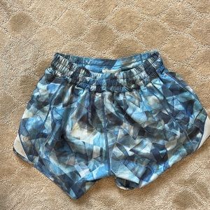 Blue lululemon shorts